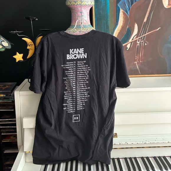 Kane Brown Black Graphic Tour T-Shirt Unisex XL - Picture 9 of 11
